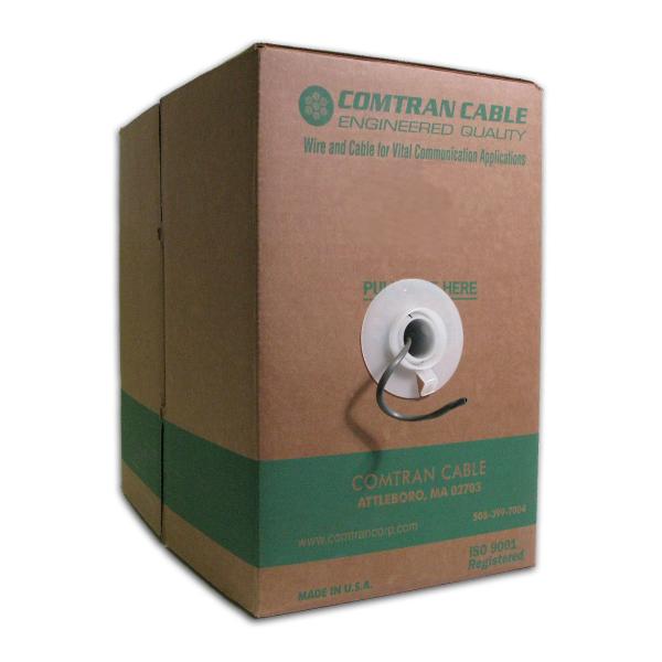 1000 ft. Stranded Riser Sound and Security Cable - 18AWG/2C - CMR/CL3R Fire Rated - Grey